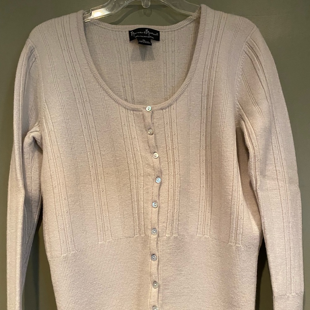 Woman’s sweater by Mercer & Madison.